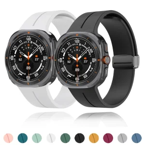 Silicone Band for Samsung Galaxy Watch Ultra 47mm Strap Sport Correa Bracelet for Galaxy Ultra 47 MM Watchband Strap Accessories